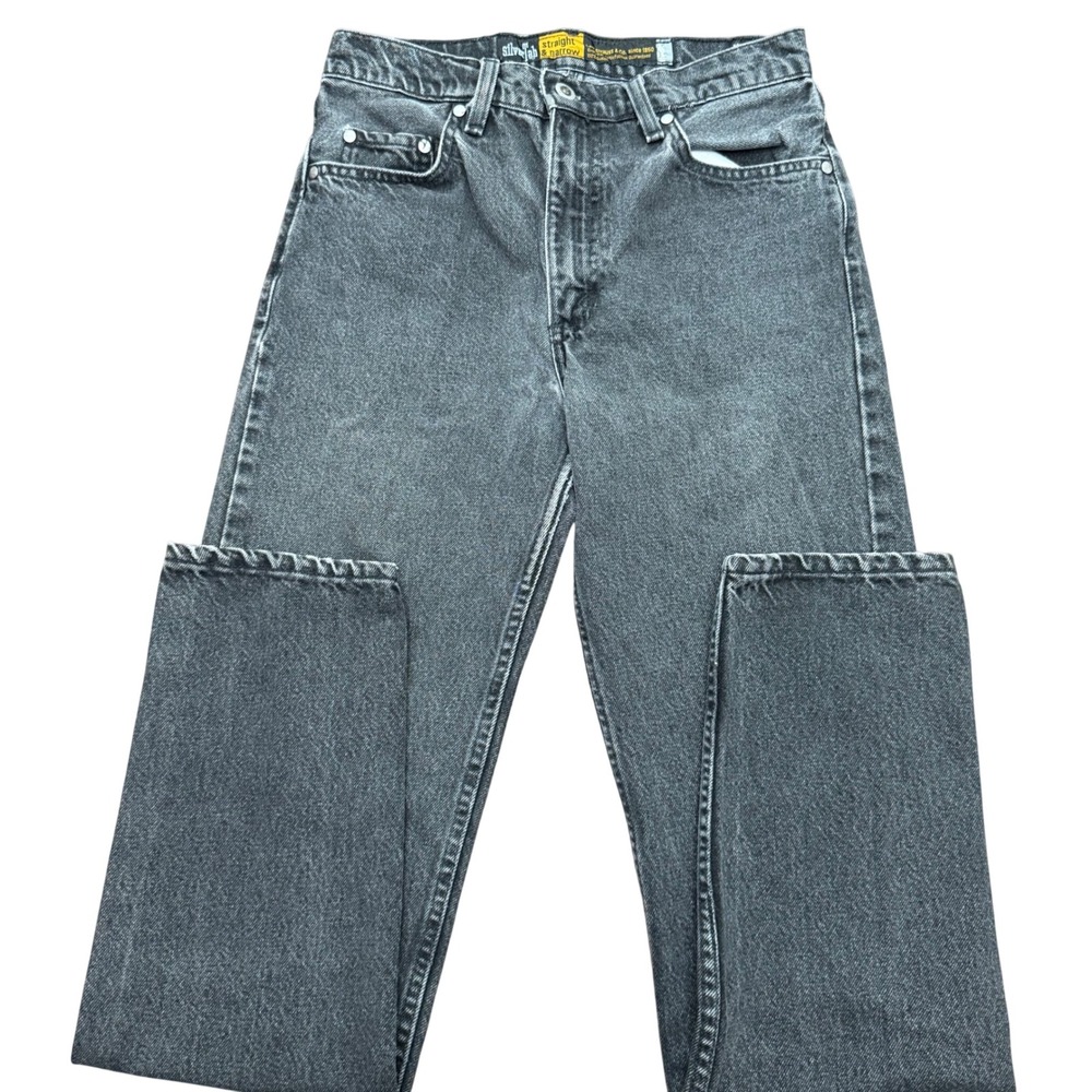 Levi's SilverTab Jeans Mens 30x32 Black Vintage Straight Narrow Made in USA 90s‎